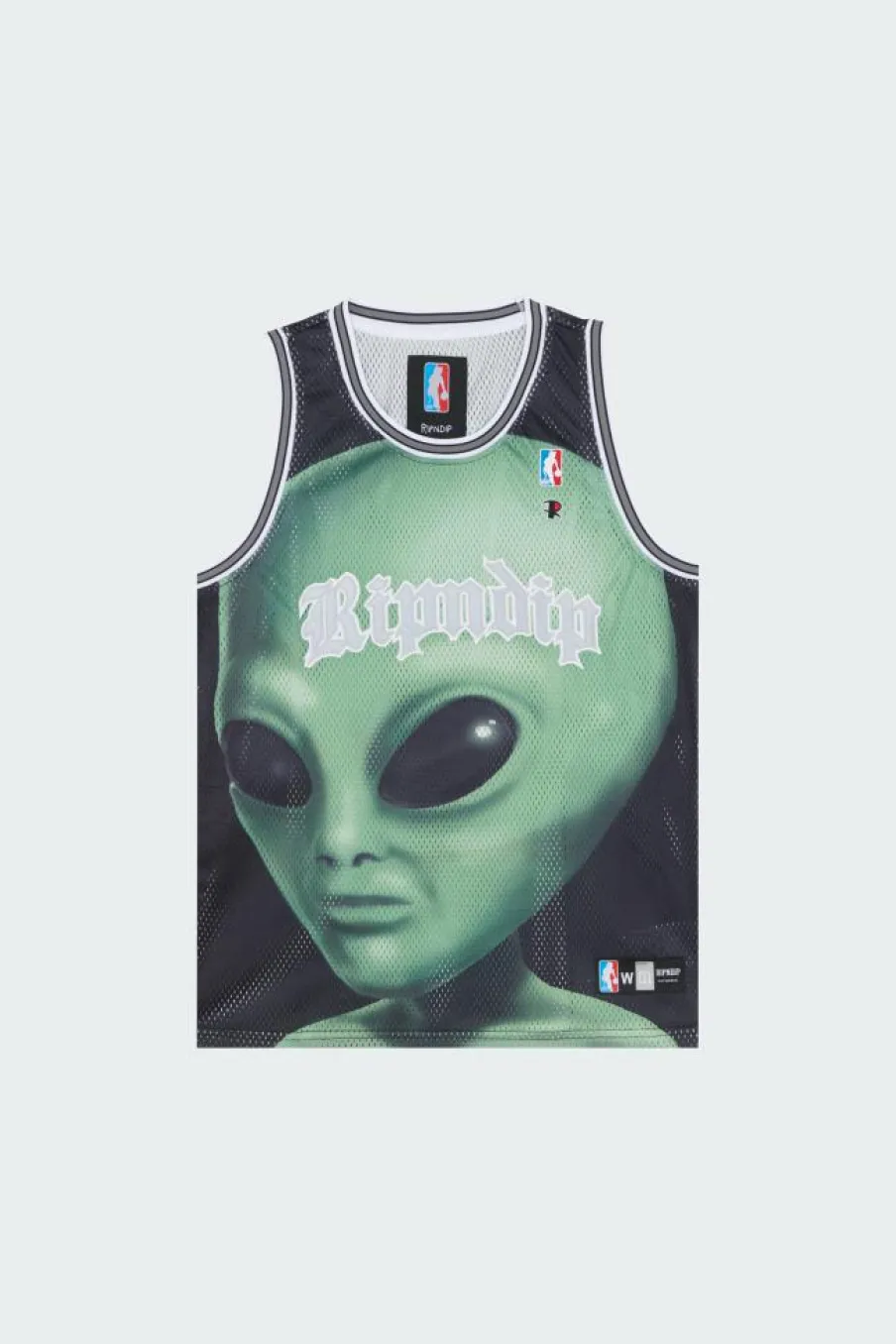 WE COME IN PEACE BASKETBALL JERSEY - Débardeur | Noir*RIPNDIP