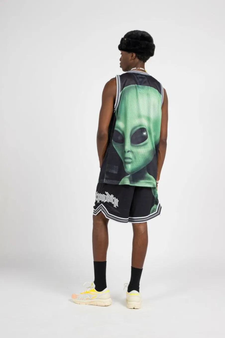 WE COME IN PEACE BASKETBALL JERSEY - Débardeur | Noir*RIPNDIP