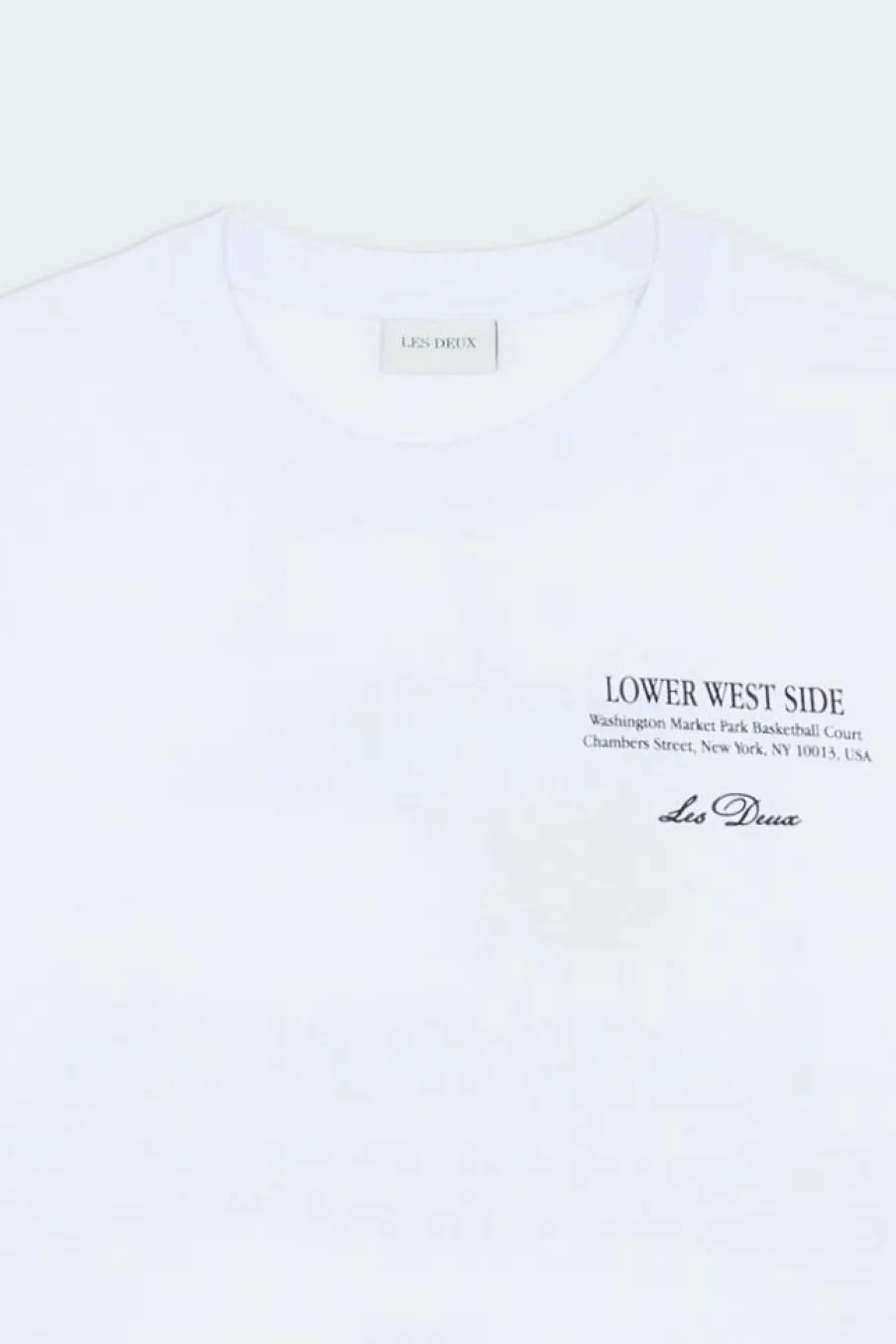 West - T-shirt | Blanc*LES DEUX Online