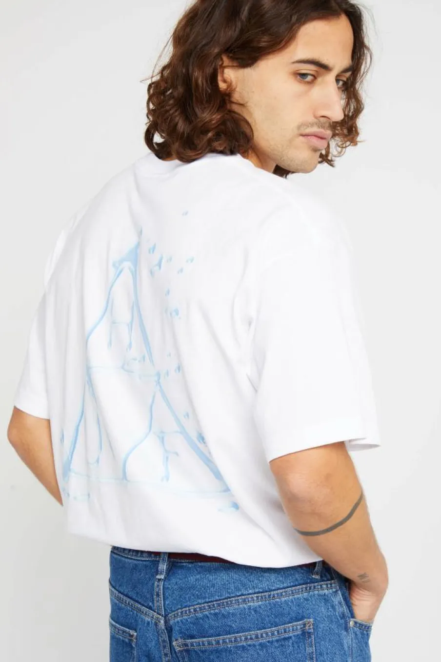 WET & WILD SS - T-shirt | Blanc*HUF