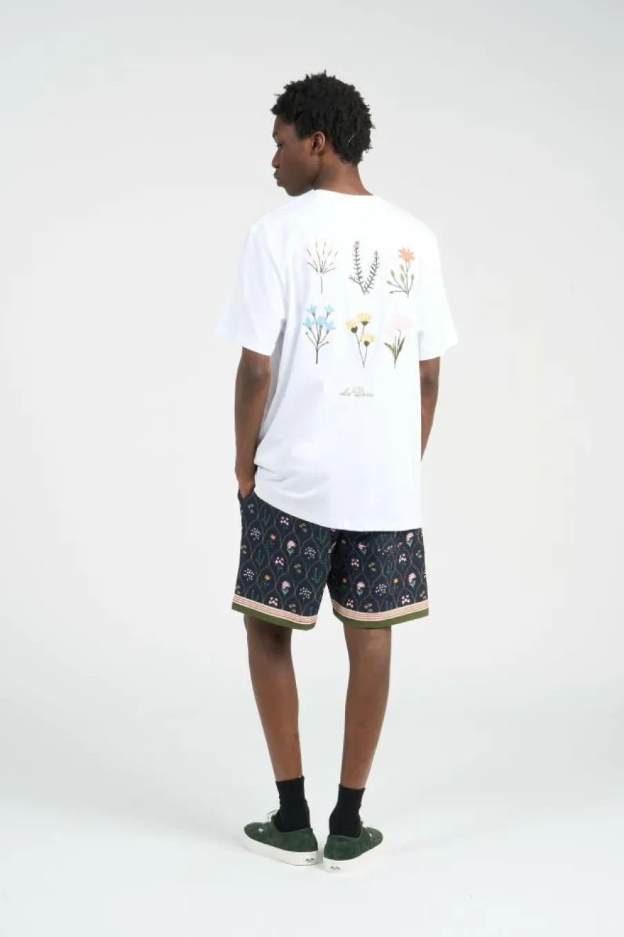 WILD FLOWER - T-shirt | Blanc*LES DEUX Clearance