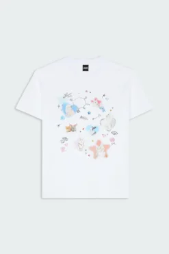 WM STICKER PACK TEE - T-shirt | Blanc*LOST MANAGEMENT CITIES