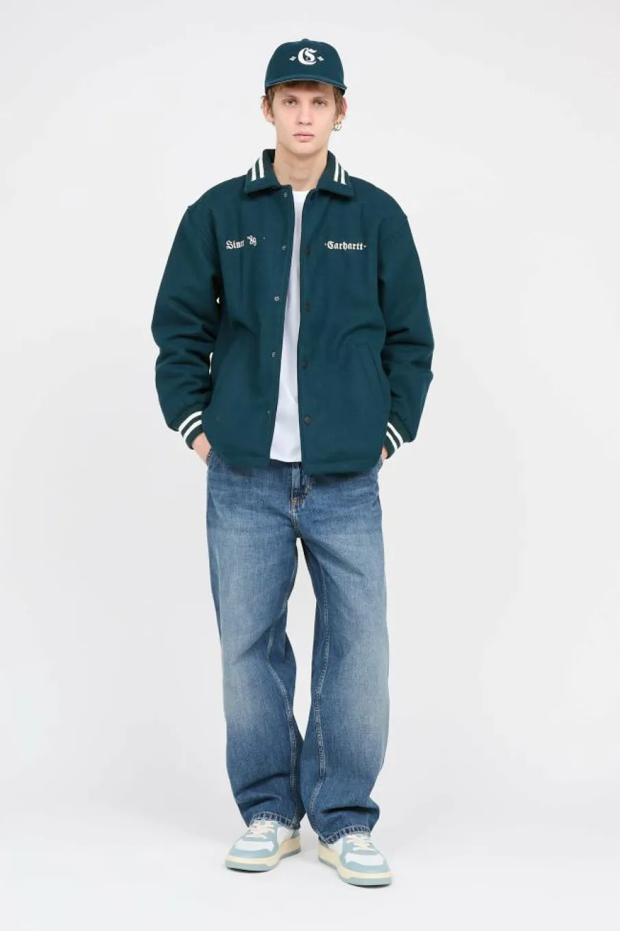 Wool Coach Jacket - Veste | Vert*CARHARTT WIP Outlet
