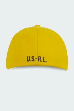 WOOL-NAVAL BASEBALL CAP - Casquette | Jaune*POLO RALPH LAUREN Online