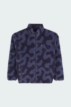 WORDMARK FULL ZIP SHERPA AOP - Veste | Violet*CONVERSE Online