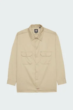 WORK LS - Chemise | Beige*DICKIES Clearance