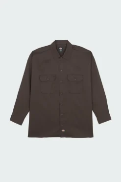 WORK LS DAR - Chemise | Marron*DICKIES New