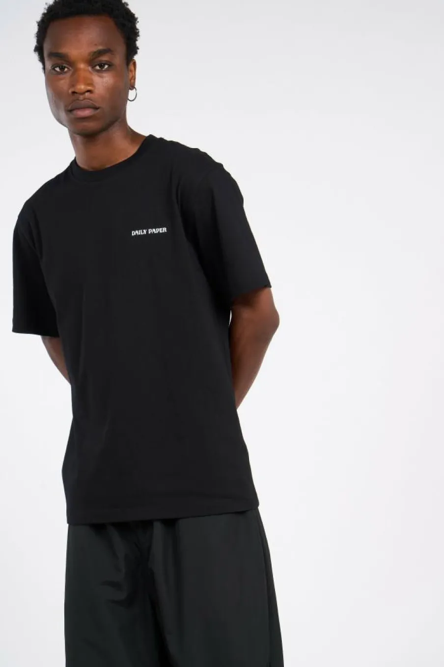 WRAPPER SS - T-shirt | Noir*DAILY PAPER Sale