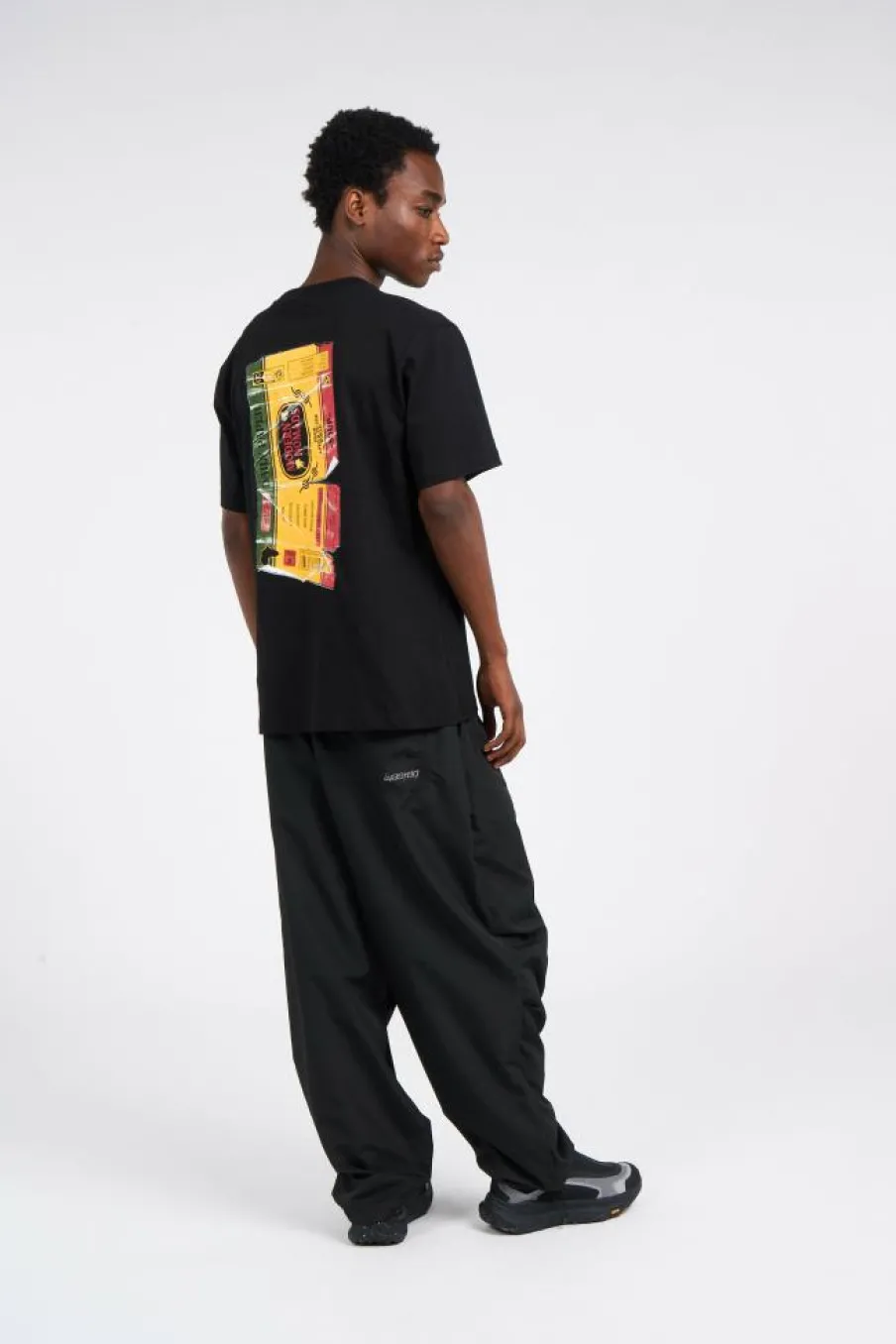 WRAPPER SS - T-shirt | Noir*DAILY PAPER Sale