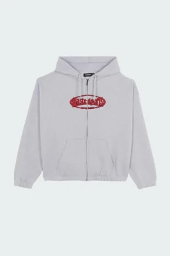 YARD BOXY ZIP HOODIE - Hoodie zippé | Gris*WASTED Online