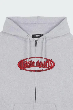 YARD BOXY ZIP HOODIE - Hoodie zippé | Gris*WASTED Online