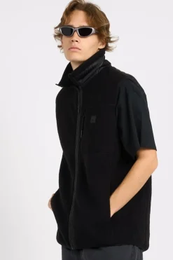 YERMO FLEECE VST - Veste | Noir*RAINS Clearance