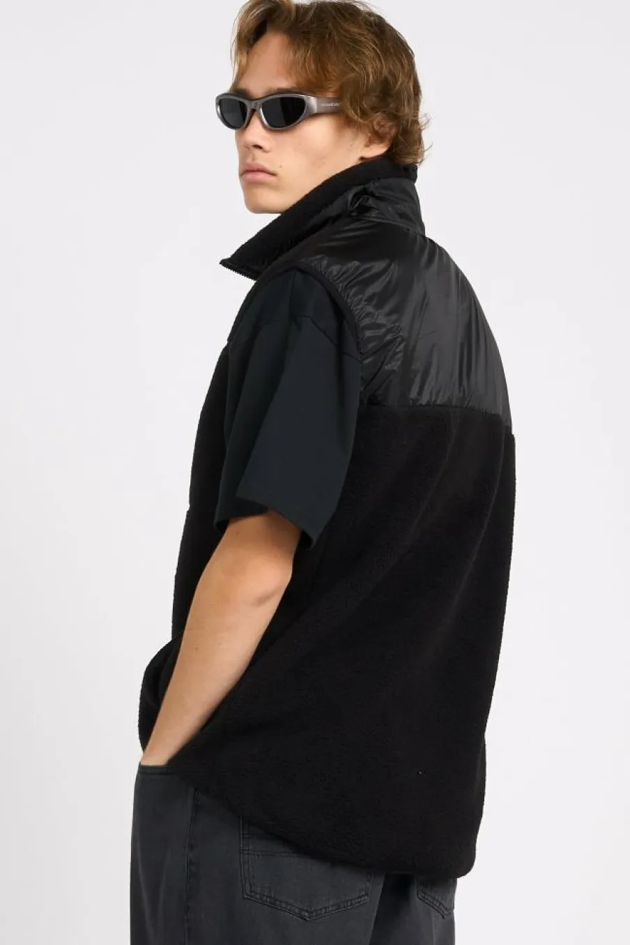 YERMO FLEECE VST - Veste | Noir*RAINS Clearance