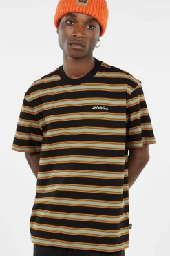 YORK STRIPE TEE SS - T-shirt | Noir*DICKIES Outlet