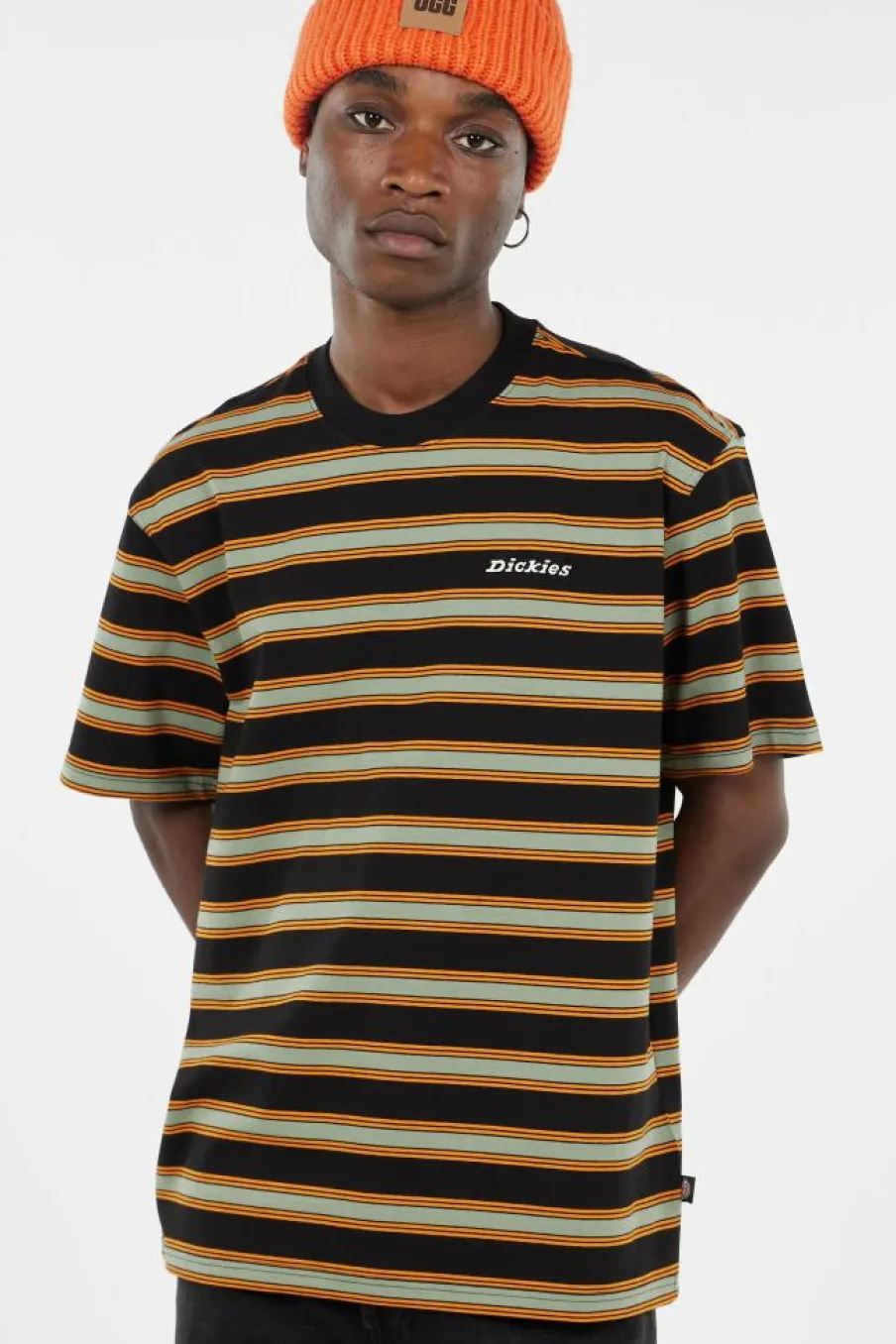 YORK STRIPE TEE SS - T-shirt | Noir*DICKIES Outlet
