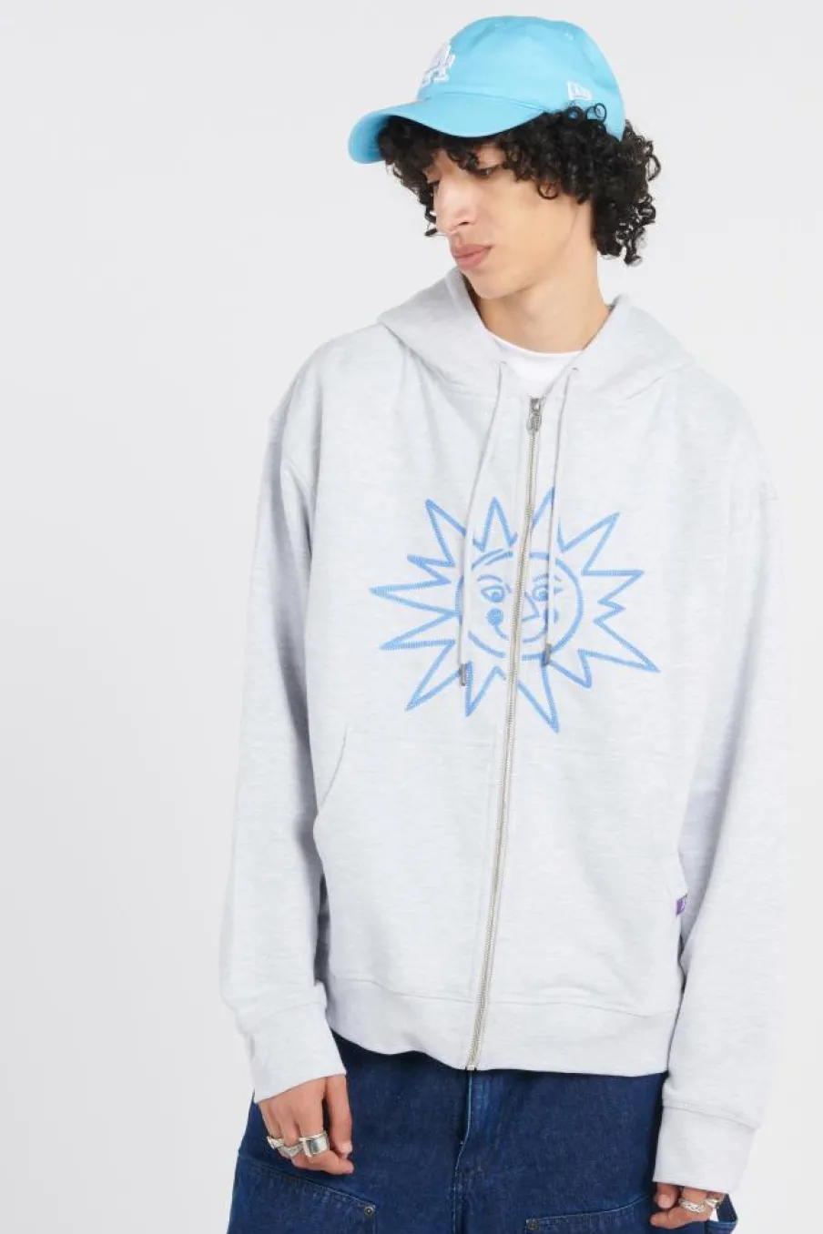ZENITH - Hoodie zippé | Gris*JACKER